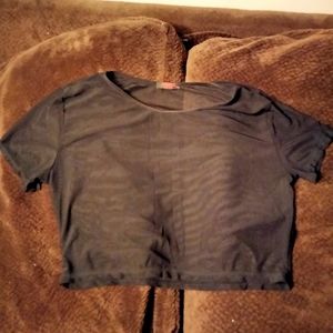 Adome see thru crop top